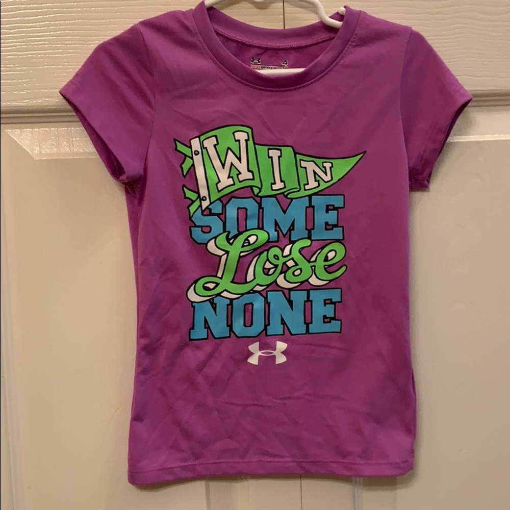 Under armour tee size 4